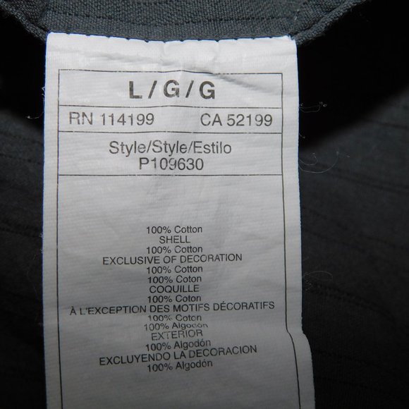 Quiksilver Mens L Gray Long Sleeve Button Front shirt - Picture 4 of 10